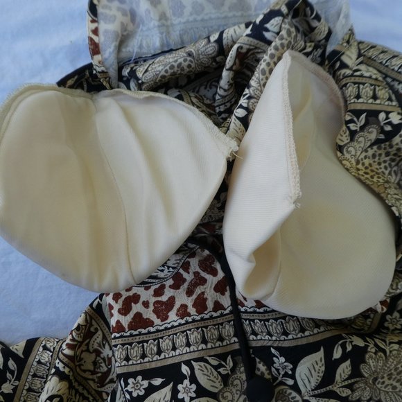 SiLK Vintage 80s Blazer Jacket Mixed Animal Floral Side Vents Modesty Panel 12 - Picture 8 of 8